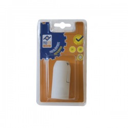 PORTALAMPARAS E-14 LISO BCO