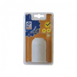 PORTALAMPARAS E-27 LISO BCO