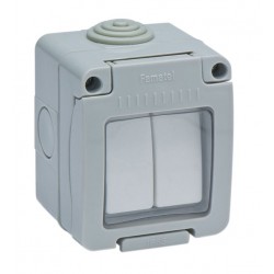 INTERRUPTOR DOBLE ESTANCO IP55