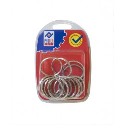 LLAVERO ANILLA NIQUEL B 15 PZS