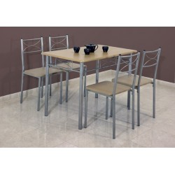 MESA+4 SILLAS SIENA HAYA