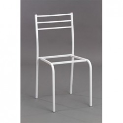 SILLA METAL SIN ASIENTO BLANCA