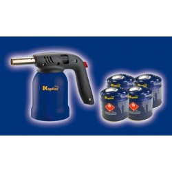 SOLDADOR PISTOLA+4 B. BUTANO