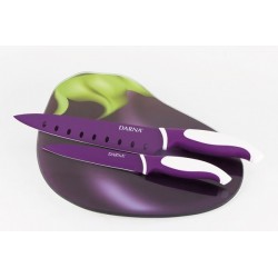 CUCHILLOS+TABLA CRIST.BERENJEN