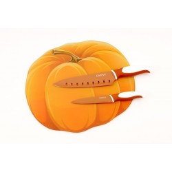 CUCHILLOS+TABLA CRIST.CALABAZA