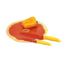 CUCHILLOS+TABLA CRIST.POMELO