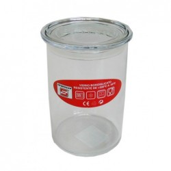 BOTE CRISTAL TAPA PLASTICO
