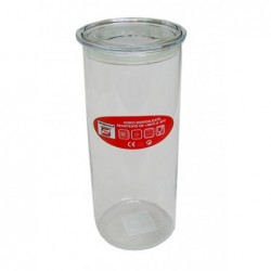 BOTE CRISTAL TAPA PLASTICO