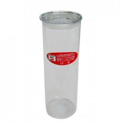 BOTE CRISTAL TAPA PLASTICO