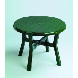MESA JARDIN REDONDA VERDE