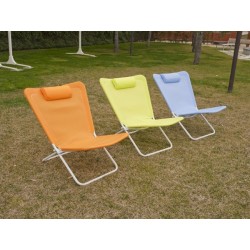 SILLA ACERO-TEXTILENO AZUL