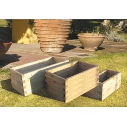 JARDINERA MADERA RECTANGULAR