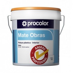 PINTURA PLASTICA MATE OBRAS