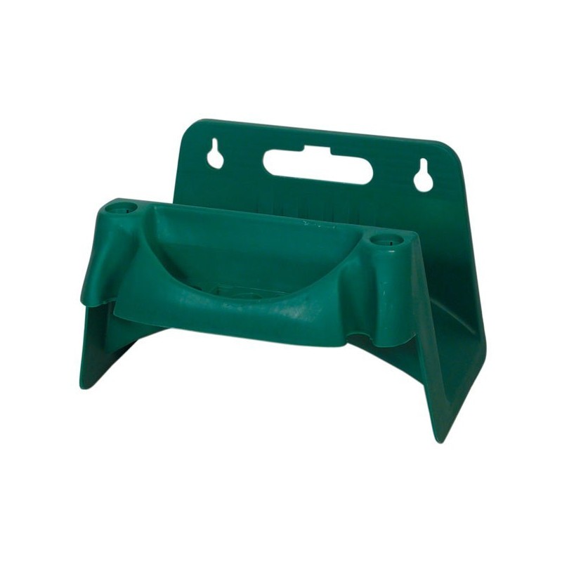 Supporto Da Parete Per Tubo Da Giardino In Ferro Battuto - Avvolgitubo Robusto Marrone