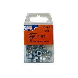 TUERCA EXAGONAL DIN934 ZN C/18